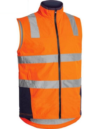 Picture of Bisley, Taped Hi Vis Soft Shell Vest